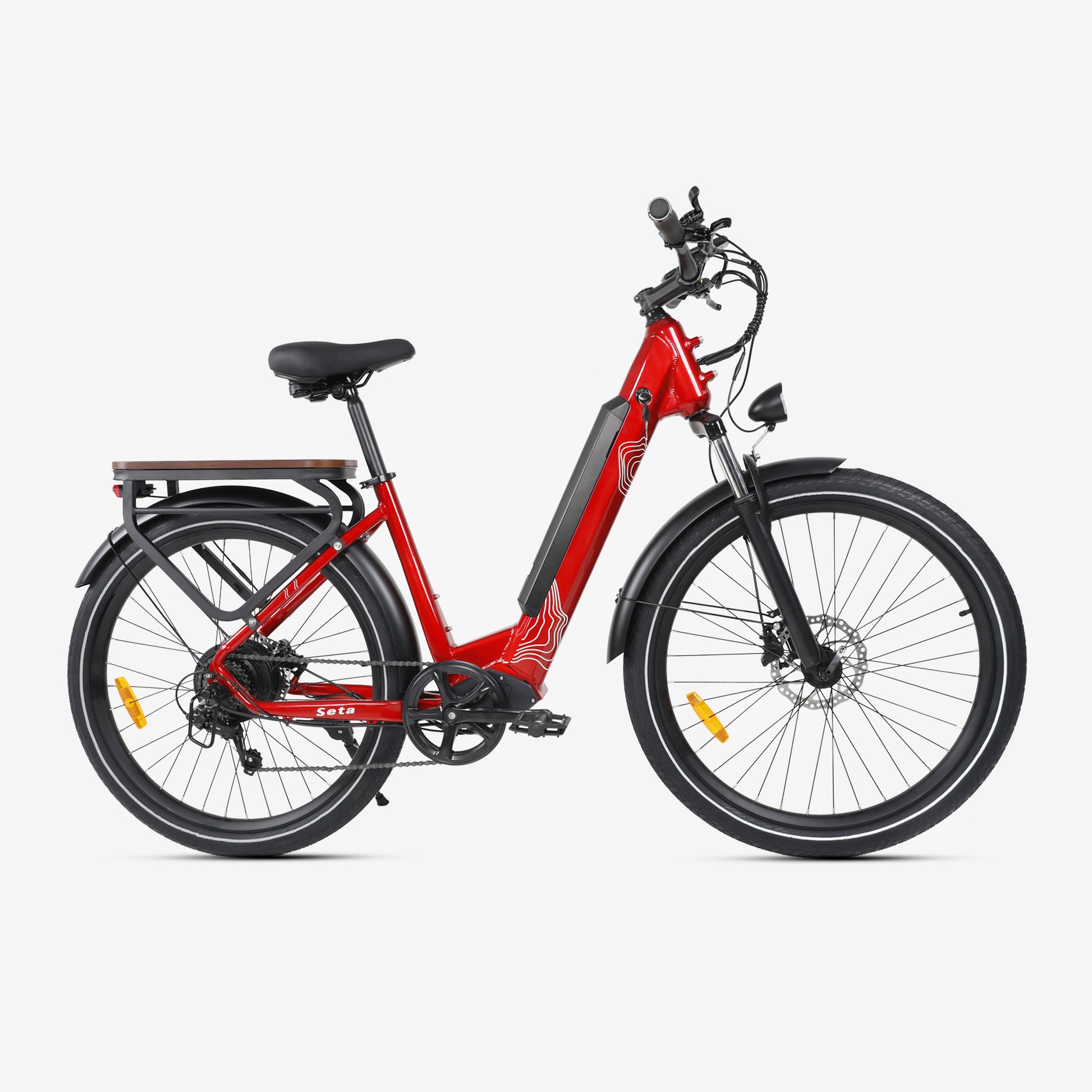 Crazybird-Seta Electric Bike for Adults 500W Motor Peak E-bike 48V/14 Ah Removable Battery Electric bicycle with 7-Speed 26