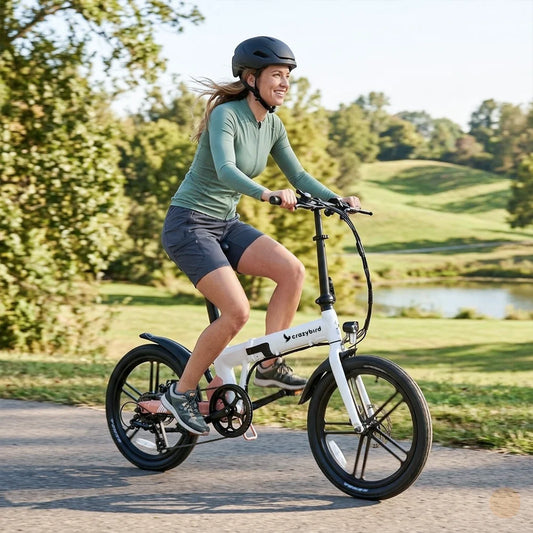 Crazybird Y6 folding electric cycle